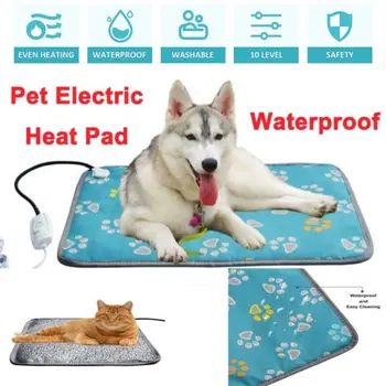 

110V Waterproof Pet Heated Pad Bed Warmer Electric Heating Mat Cushion Pet Dog Cat Heater Warmer Mat Bed Blanket
