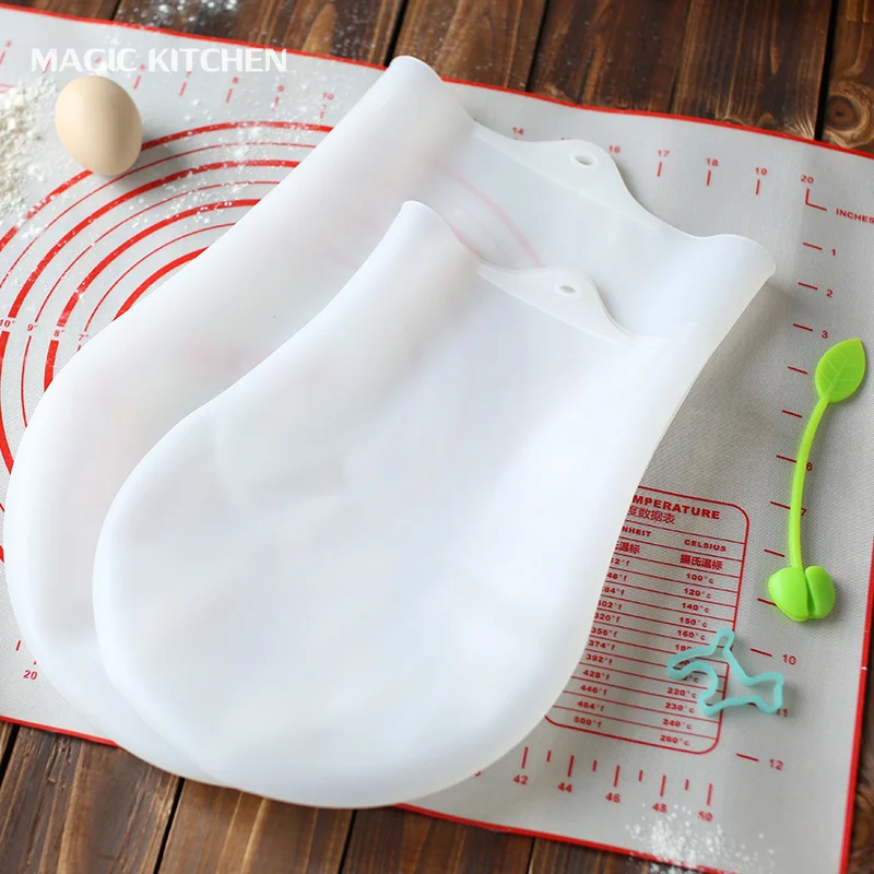 

1 piece food grade Silicone Preservation Magic Kneading Dough Flour-mixing Bag DIY bakeware Pastry Tools