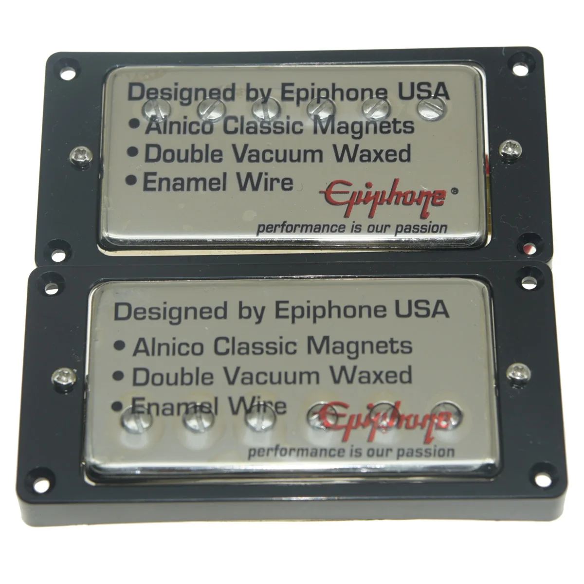 Набор из 2 оригинальных электрогитар Epi LP Standard SG Alnico Humbucker Pickup никель/золото/черный