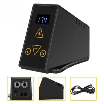 

2 Types Mini Digital LCD Tattoo Machine Power Supply for Tattoo Machine Foot Pedal Permanent Makeup tools Supply