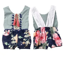 PUDCOCO/цельнокроеный комбинезон с оборками для новорожденных девочек; боди; комбинезон; пляжный костюм