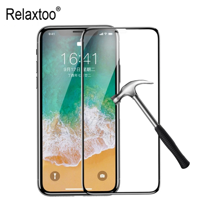Закаленное стекло для iPhone X XR XS Max Защитное apple iphone aifon aphone 10 ix x r s sx max rx пленка