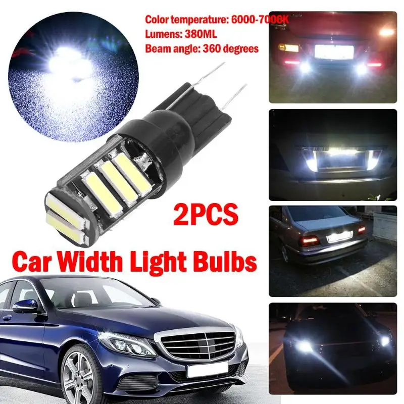 VODOOL 1 пара W5W SMD автомобильный T10 светодиодный 194 168 сменный клиновидный задний
