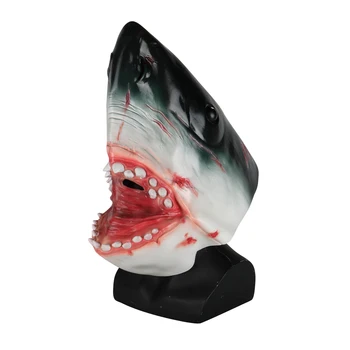 

Latex Animal Mask Carnival Costume Accessory Novelty Halloween Party Head Mask Shark Fancy Dress Party Ocean Fish Cosplay Mask
