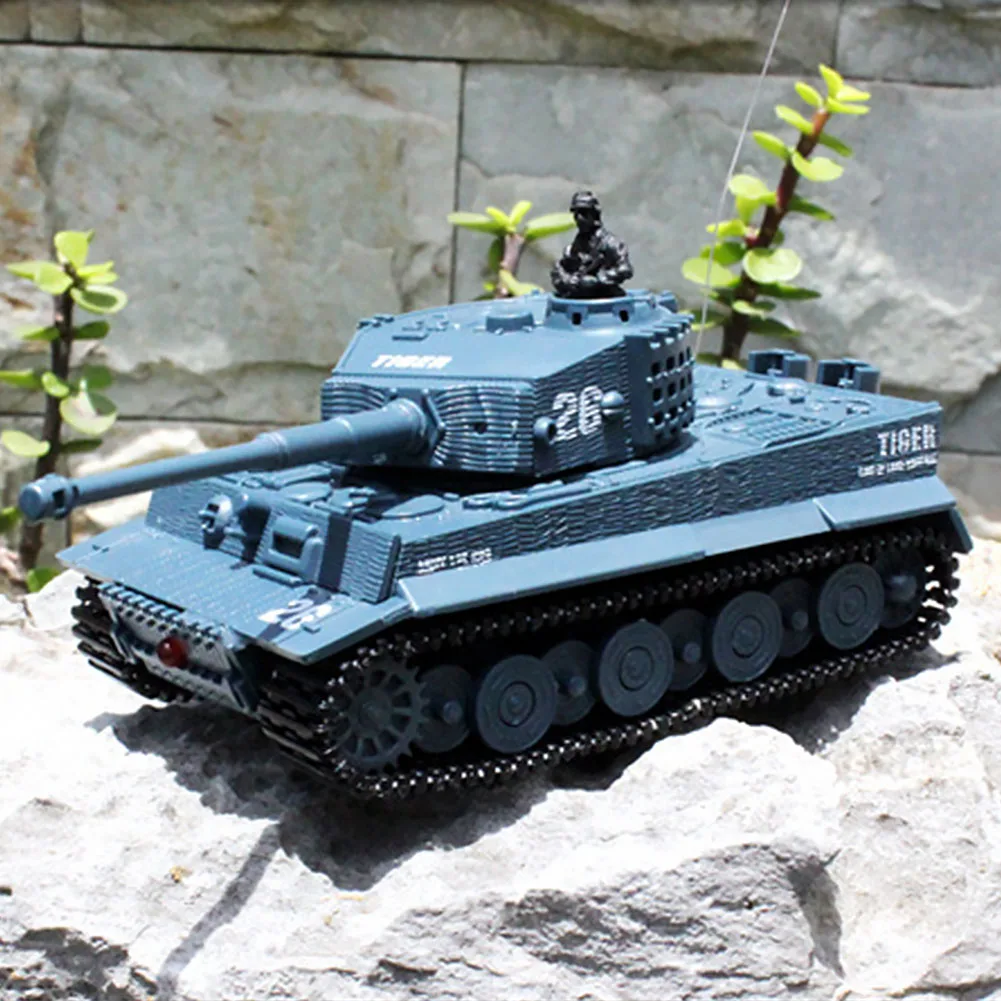 

Simulation German Tiger I Panzer Mini RC Tank 1:72 Scale RC Toy Gift For Child Parts RC Cars Kids