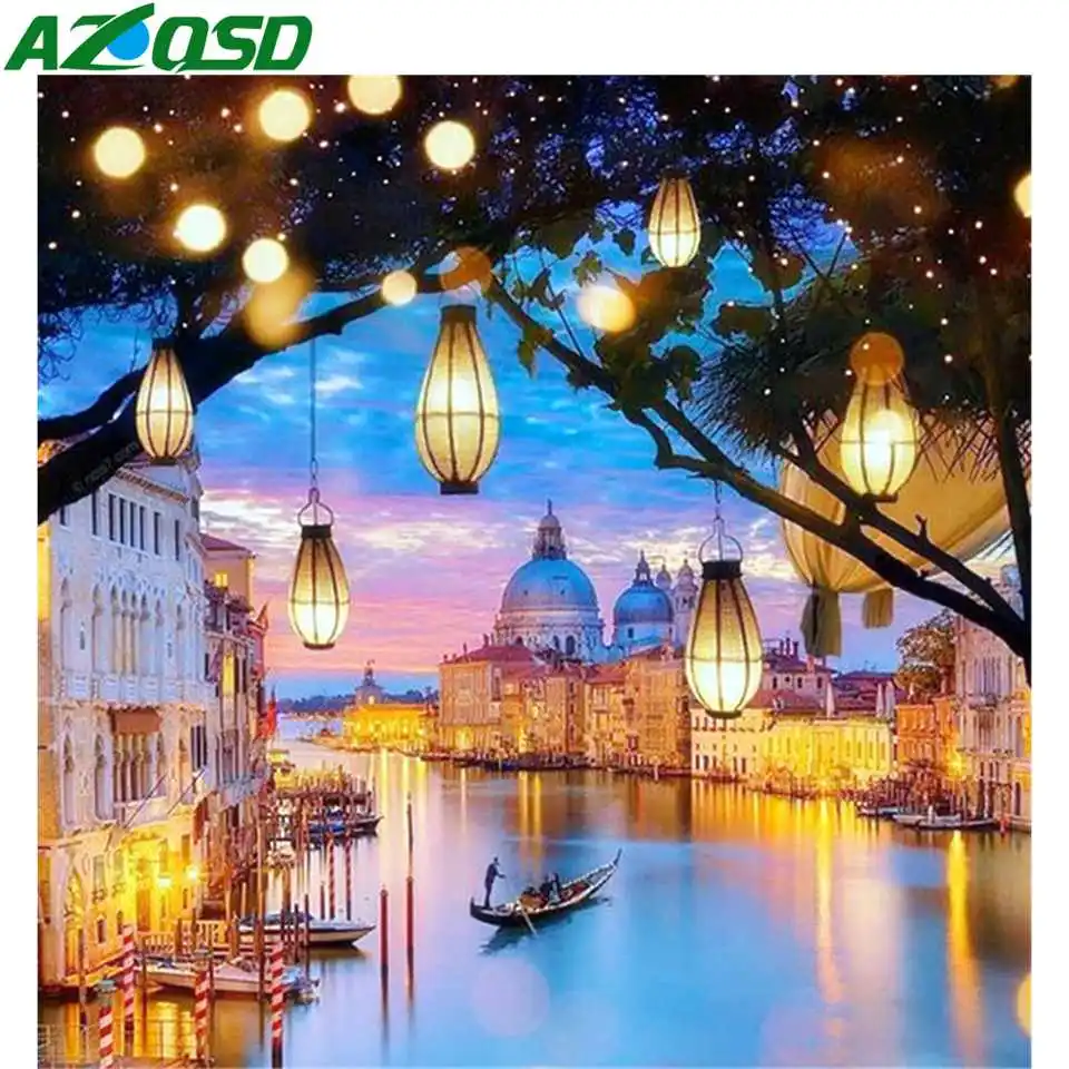 AZQSD Алмазная мозаика живописная вышивка крестиком 5D домашний декор картина