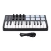 WORLED портативный MIDI клавиатура управления ler мини USB клавиатура MIDI управления миди управления ler клавиатуры колодки 7 видов стилей для опции ► Фото 3/6