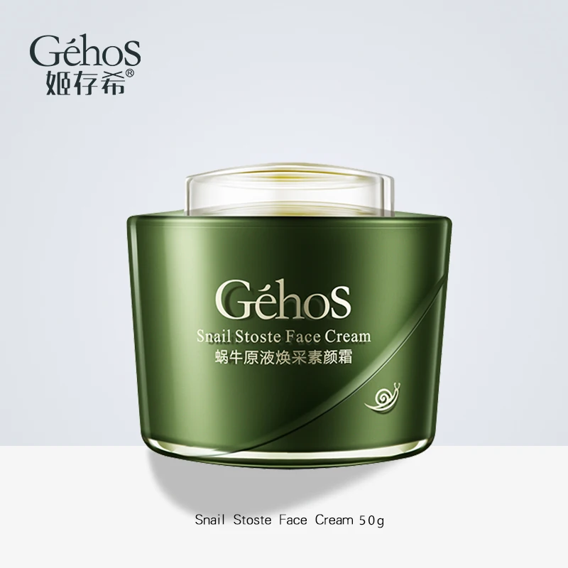 

GEHOS Snail Stoste Moisturizing Whitening Face Cream 50g Concealer Oil Control Refreshing Nourishing Smooth Face Care Product