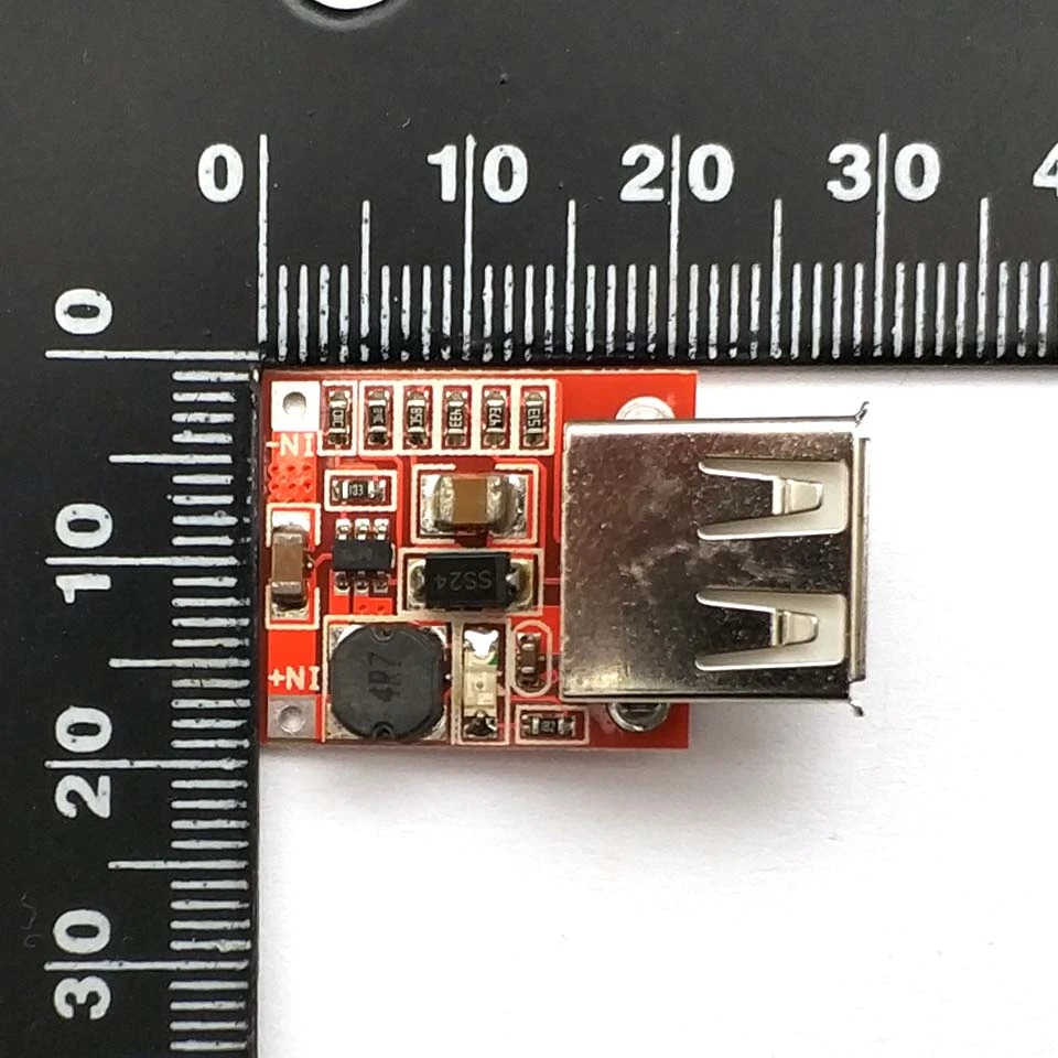 Повышающий Модуль питания для телефона источника с 3 В до 5 в 1 А USB зарядное