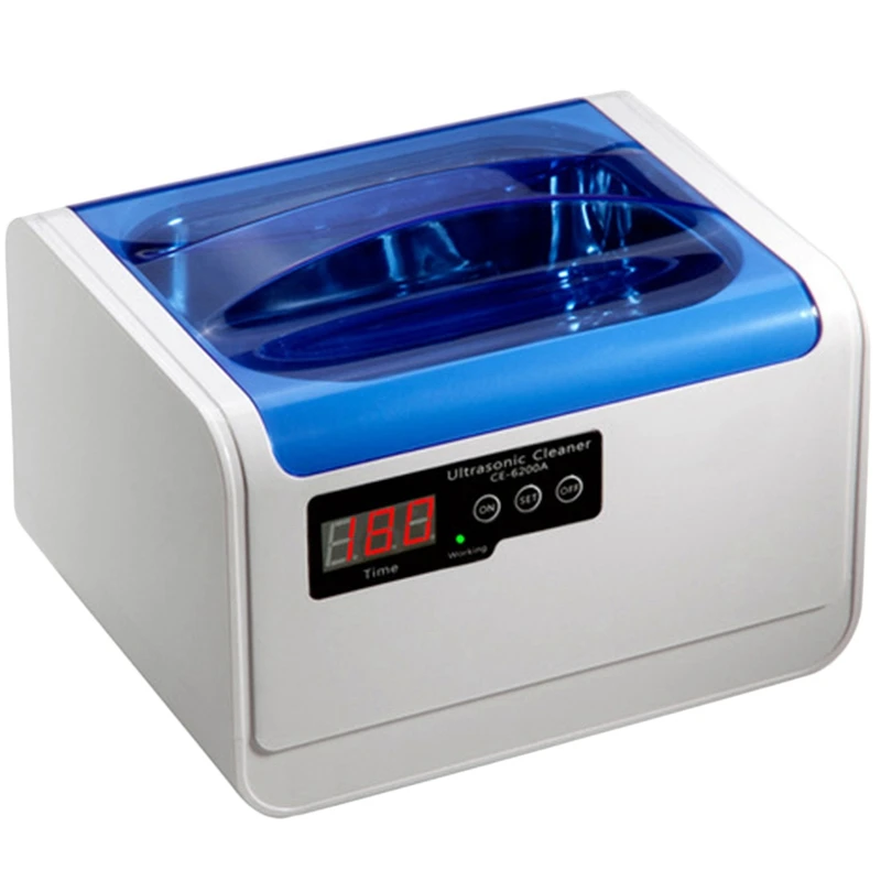 

EAS-Portable Ultrasonic Cleaner 1.4L Bath Baby Bottle Vegetable Ring Coins Glasses Shaver Watch Electronic Parts Vibration Was