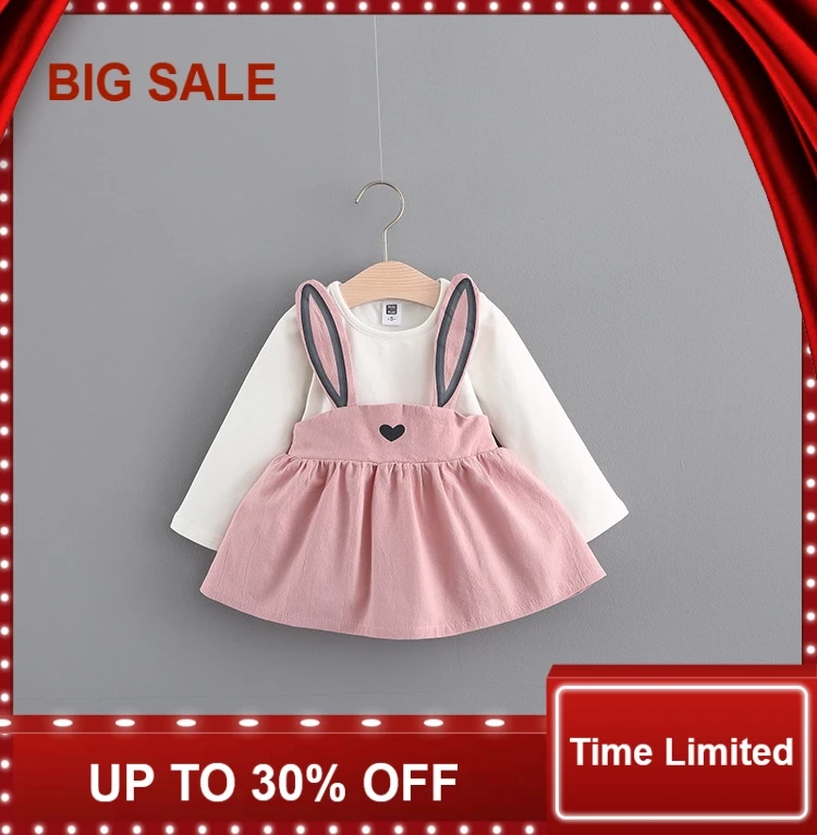 

Baby Dress Long Sleeve Girl Dress 2017 New Autumn Fashion Style Children Clothing Cotton Infant Kids Clothes