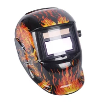 Солнечная энергия Автоматическая Затемняющая Сварочная маска/шлем/сварщик крышка широкий диапазон теней череп шаблон сварщик потертая бейсболка защитная маска