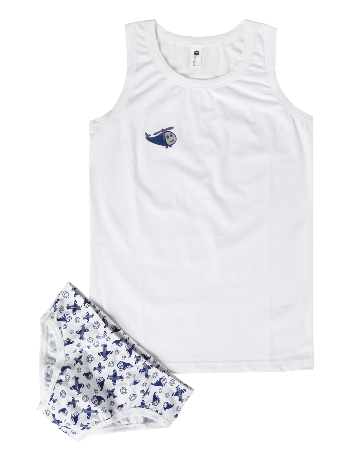 Fancy underwear suit baby boys tank top + briefsin Undershirts, Tanks