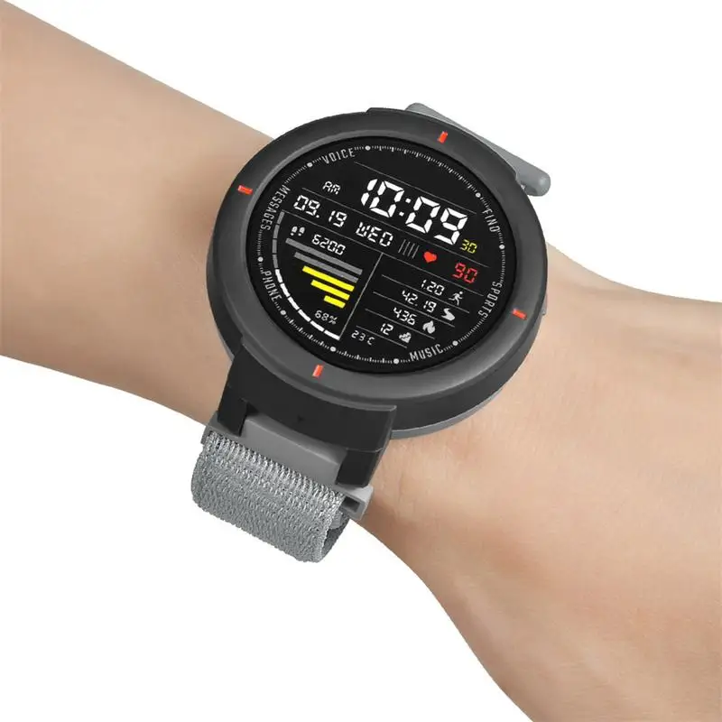 Ремешок для Huami 3 Смарт-часы Amazfit Verge ремешок петля холст замена ремешок для Huami3 Amazfit Verge ремешок для часов# BO