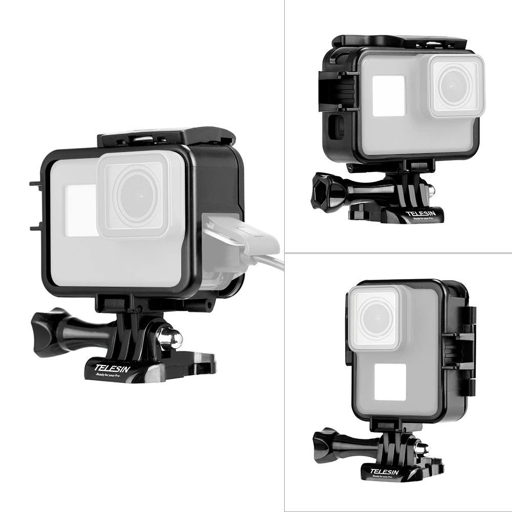 

Protective Frame Case Sport Camera Shell Case with Quick Release Bracket for GoPro Hero 7 Black/6/5 Action Camera accessories
