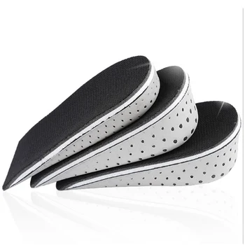 

1 Pair Orthotic Insoles For Shoes Women Men's Soft Breathable Invisible Inner Height Increasing Half Pads Arch Support Inserts