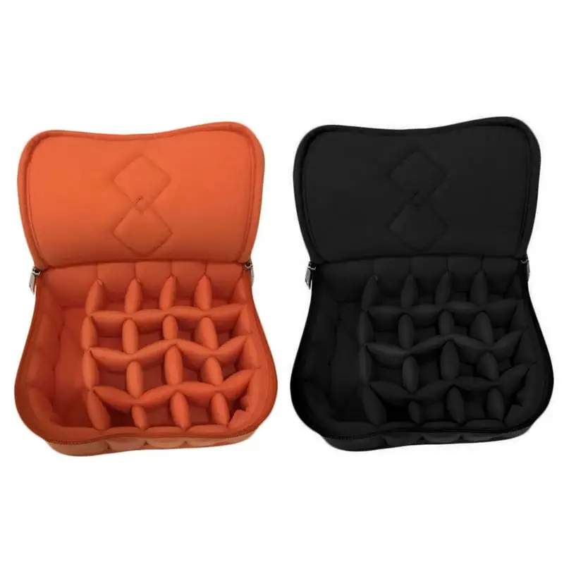

17 Grid Essential Oil Storage Bag Flannel Essential Oil Storage Box Ball Bottle Protective Case Portable Cosmetics Organizer