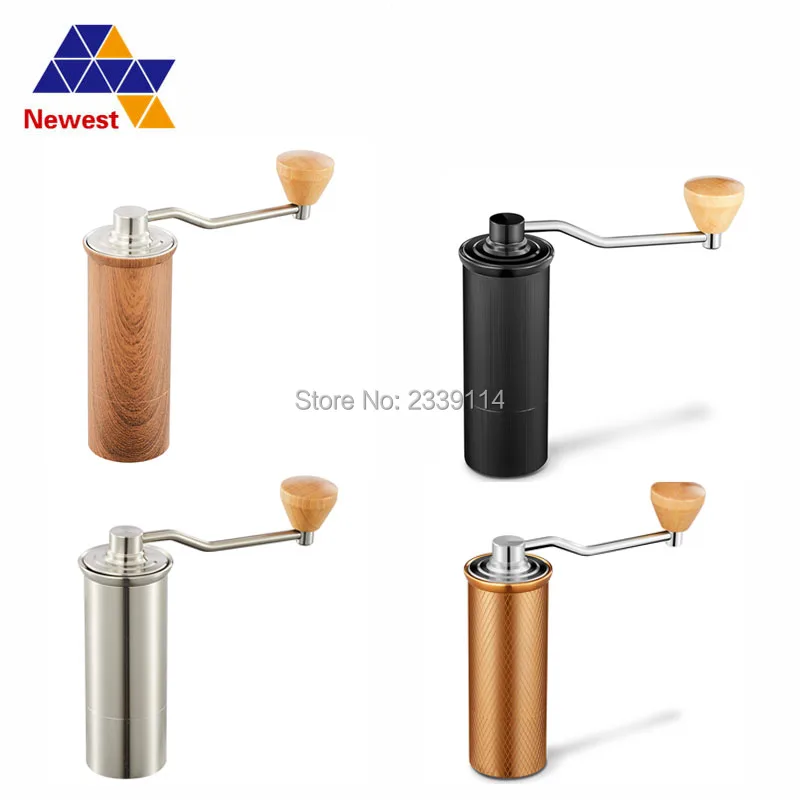 

Mini Aluminum Alloy Manual Coffee Grinder, Stainless Steel Burr Grinding Conical Coffee Bean grinder hand