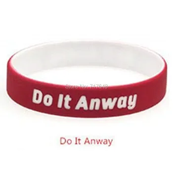 

300pcs Life Sentences Do It Anway wristband silicone bracelets free shipping by FEDEX A