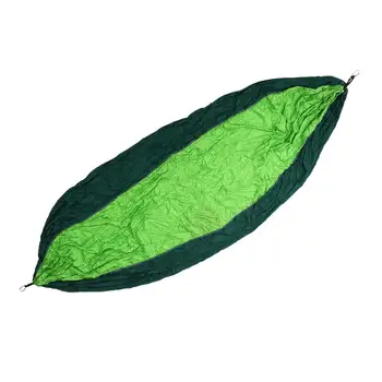 

2 People Portable Parachute Hammock for outdoor Camping Fruit green with green edge 270*140 cm