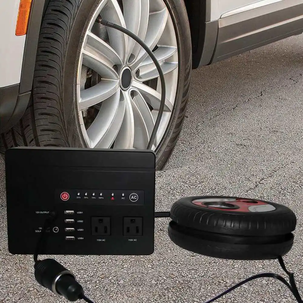 110V/220V 600WMax Inverter Portable Solar Generator Power Supply 200W/300W USB LCD Display Energy Storage Outdoor Generation 110V/220V 600WMax Inverter Portable Solar Generator Power Supply 200W/300W USB LCD Display Energy Storage Outdoor Generation