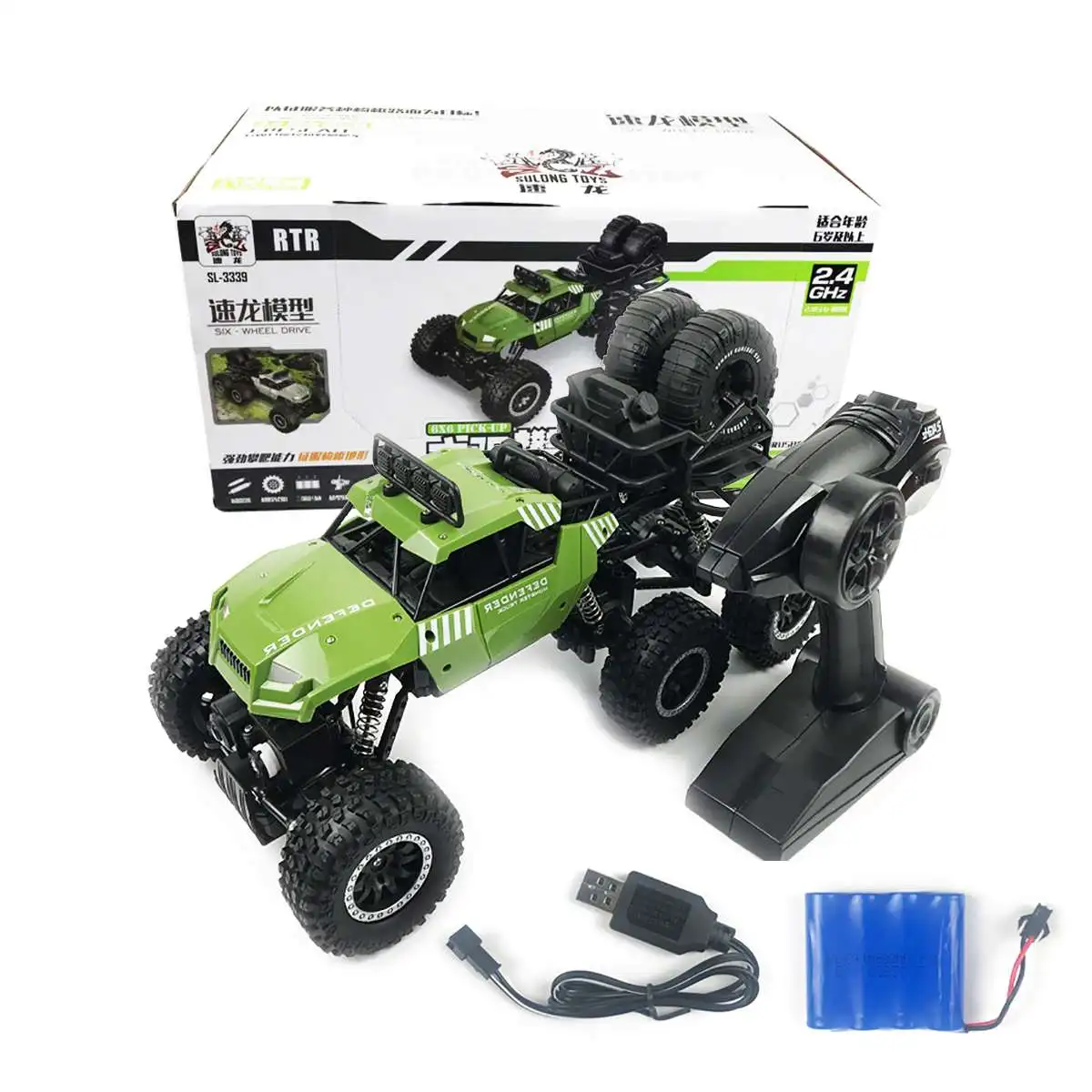 

RC Car 2.4G 1/14 Scale Truck Car Remote Control Car Toys Controller Model Off-Road Vehicle Truck 20KM/H Gifts For Kids Boys