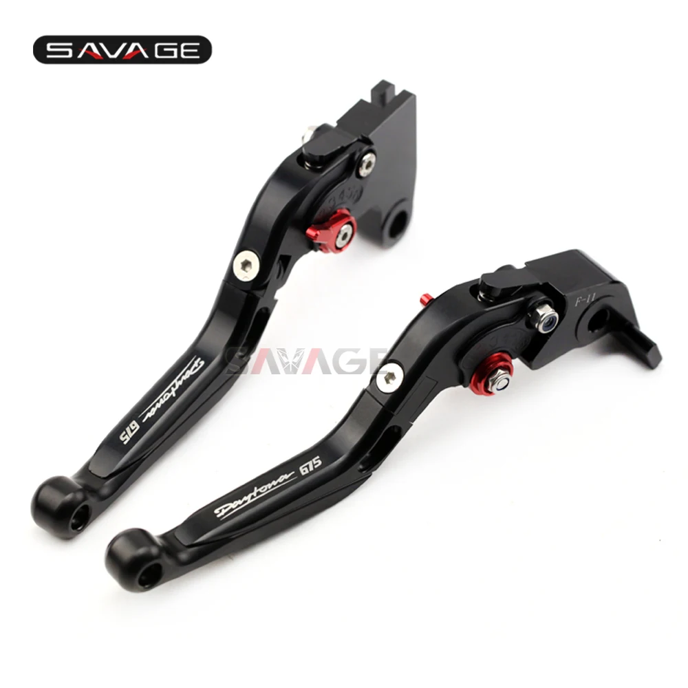 

Brake Clutch Lever For Triumph DAYTONA 675R 2011-2016 12 13 14 15 Motorcycle Adjustable Folding Extendable Logo Daytona 675
