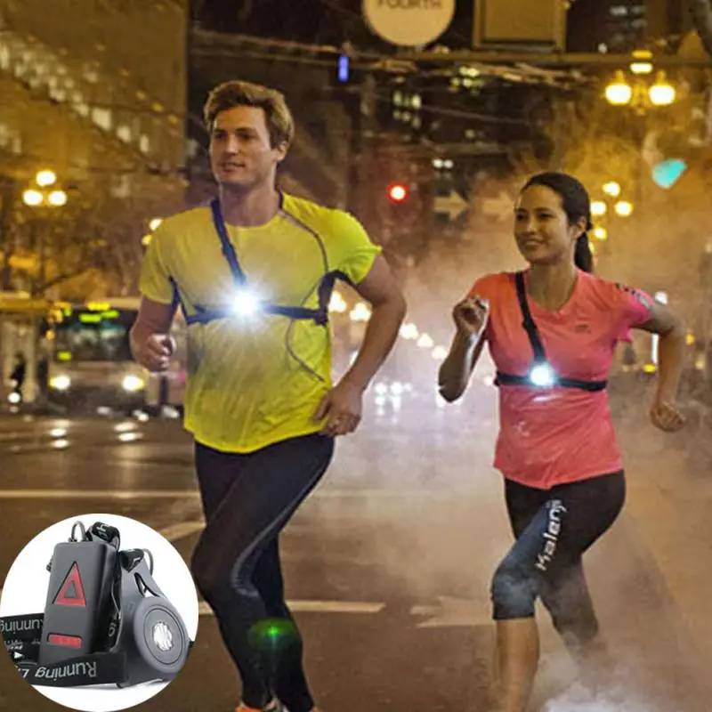 

Safety LED Night Running Chest Light Waterproof Rechargeable Warning LED Touch Lamp Lighting for Outdoor Sport Camping