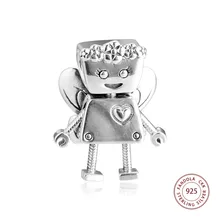 Цветочные Подвески Bella Bot, подходят к оригинальному браслету berloques, 925 пробы, серебряный, европейский шарм, бусины для изготовления ювелирных изделий, kralen