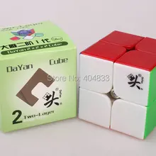 Dayan 2x2 куб 5,0 см черный/белый/без наклеек Cubo Magico скоростной куб Твист Головоломка Прямая поставка
