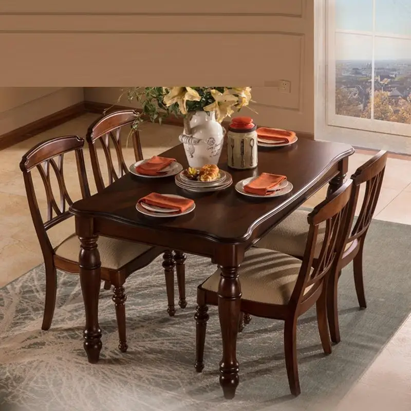 Set Kitchen Pliante Dinning Tafel Yemek Masasi Piknik Masa Sandalye Shabby Chic Wooden Desk De Jantar Mesa Comedor Dining Table