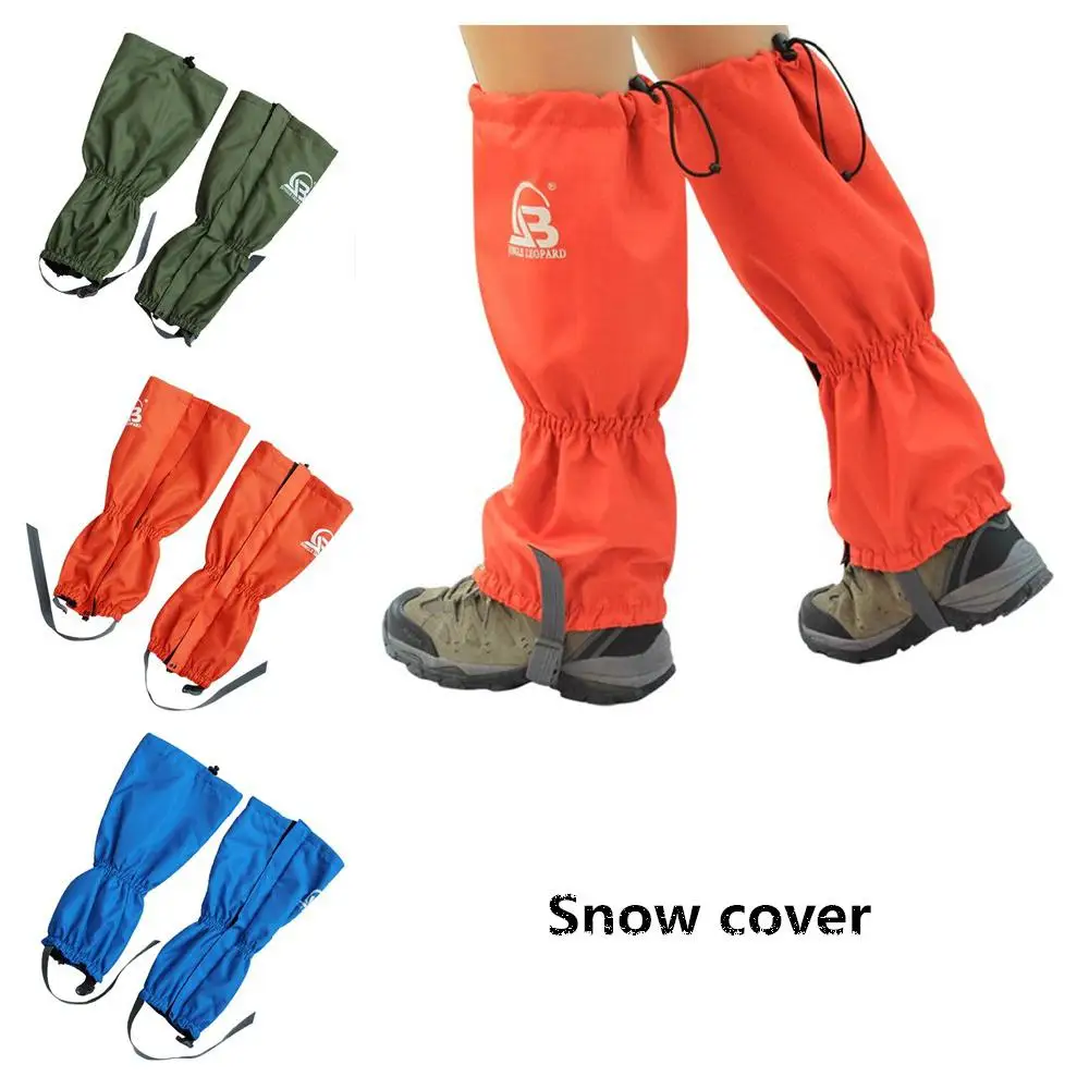 

Mounchain 1 pair Unisex Waterproof snow Leg Warmers Outdoor Mountaineering skiing Leg Cover Sleeve for skating hunting cycling