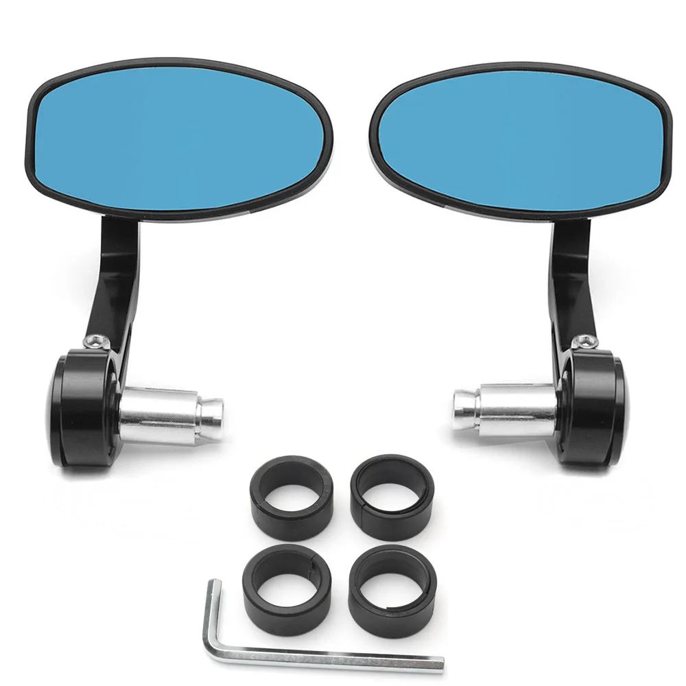 

For Triumph Speed Triple 2pcs CNC Motorcycle Bar End Rearview Side Mirror Balck Aluminium Mayitr
