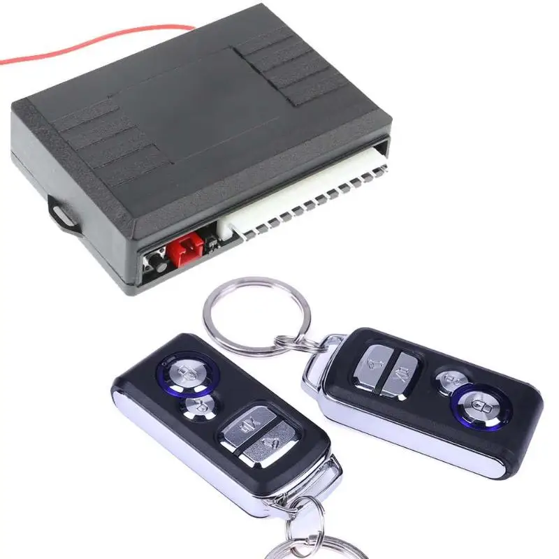 

Universal Car Remote Central Door Lock Locking Automotive Vehicle Keyless Entry System Alarm Device with 2 Remote Controllers