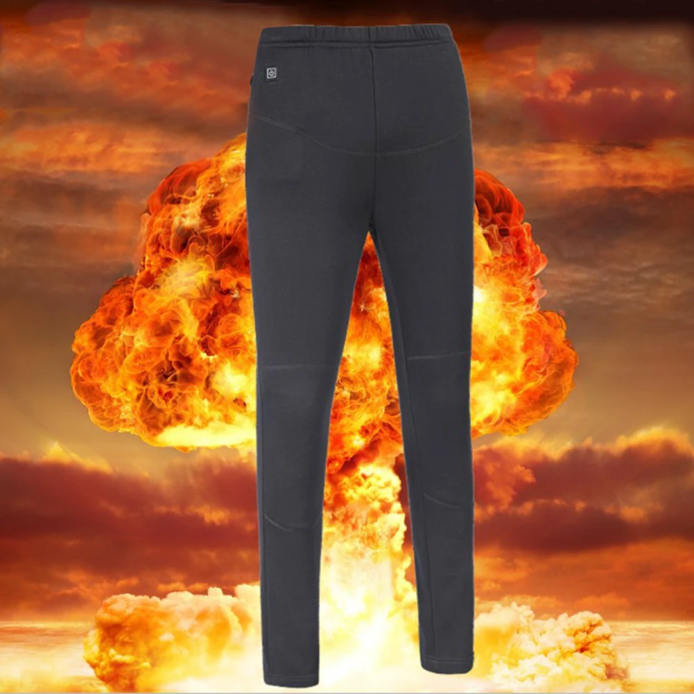 

Windproof USB Electric Heated Pants Women Thermal Travel Warm Hiking Pants Outdoor Heating Trousers Winter Sports Pants