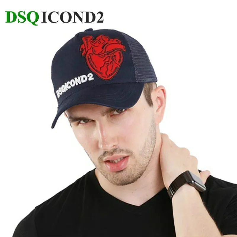

DSQicond2 Baseball Cap Men Women Summer Mesh Hat Hip Hop Cap Casual Outdoor Dsq Outdoor Casquette Fishing Visor Hoeden Mannen