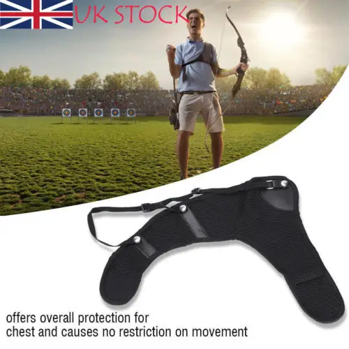 UK Archery Chest Guard Adjustable Protector Right Left Side Nylon