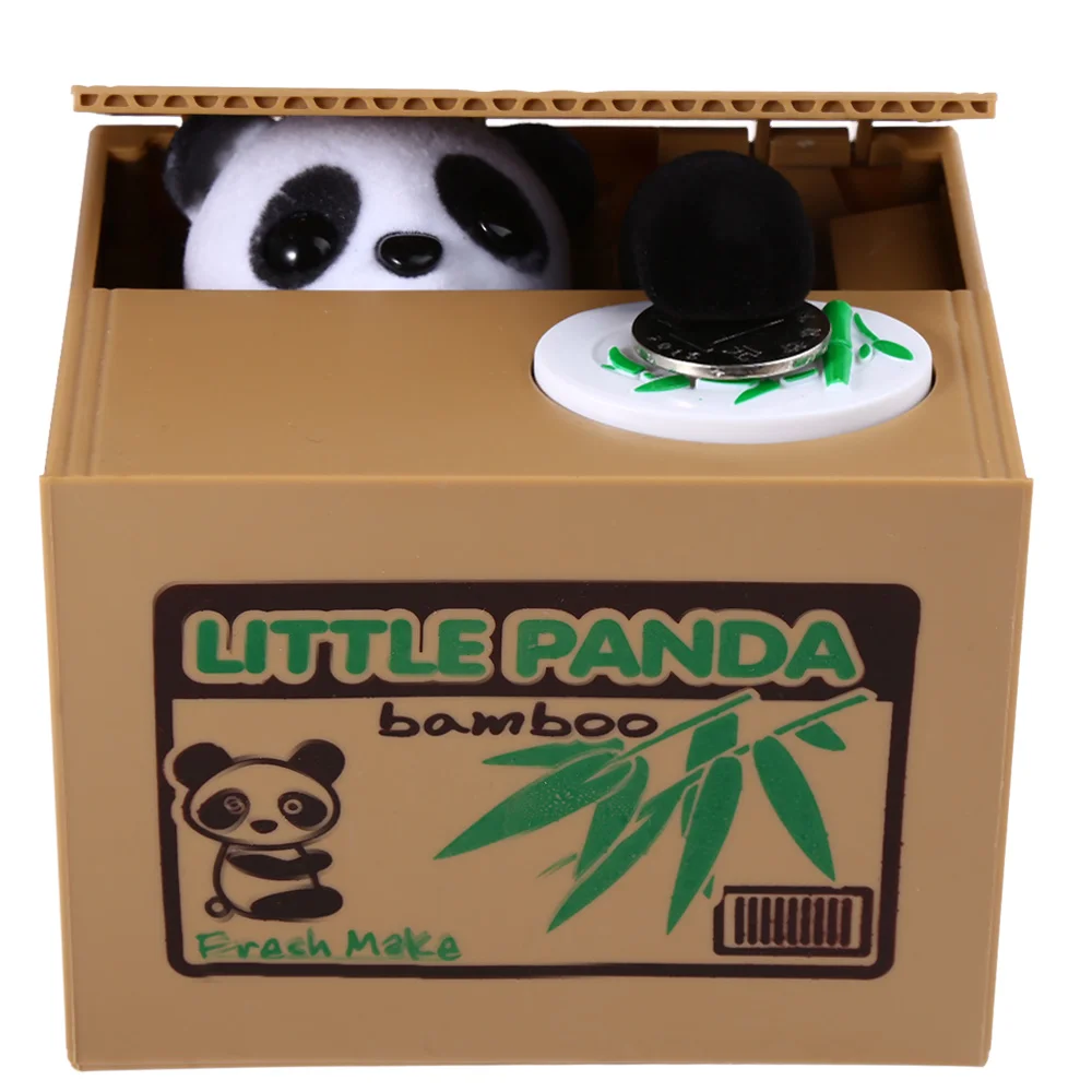 

11.5CM Itazura Coin Bank Panda Saving Pot Coin Bank For Coin Collection Piggy Bank Panda Coin Bank Cool Gift for Children Kids