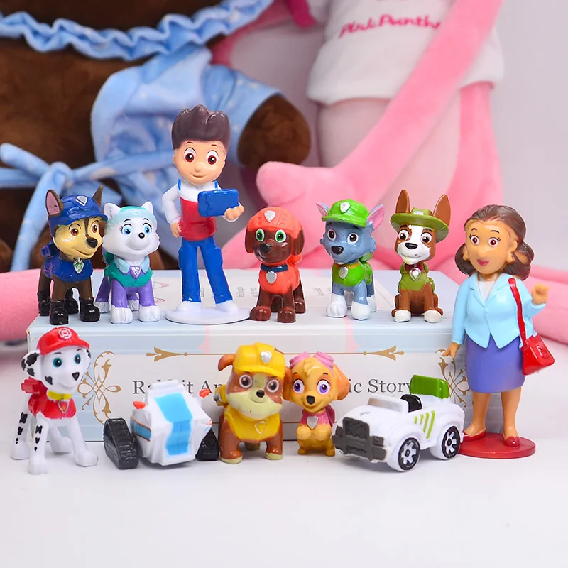 Figurine Pat Patrouille Chase Stella Ruben Marcus Zuma Paw Patrol Jouet Enfant