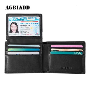 

New Arrivel Vintage Crazy Horse Handmade Genuine Leather Men Wallets Multi-Functional Cowhide Large Capacity Man Wallet 590-50