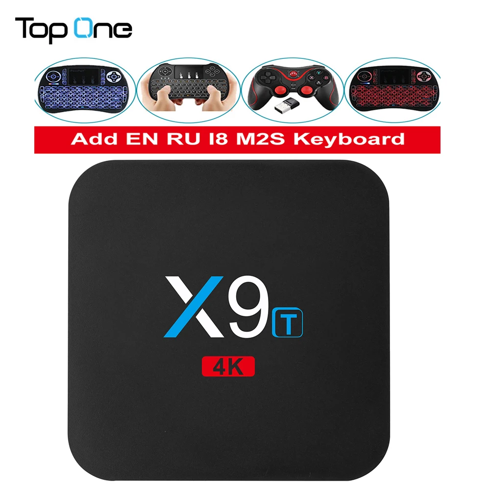 ТВ приставка X9T Amlogic S912 2 Гб RAM 16 ROM 4G WiFi BT4.1 1000 Мбит/с Поддержка 4K H.265 Smart TV Box PK