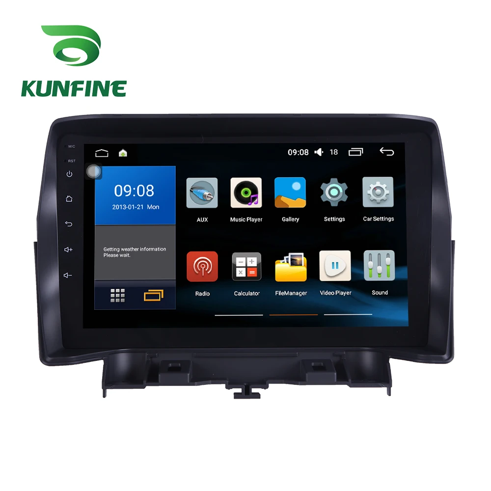 Восьмиядерный 1024*600 Android 8 1 автомобильный DVD GPS навигационный плеер Deckless стерео для