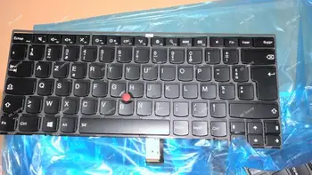 

New FR French Clavier For IBM Lenovo Thinkpad T431S T450 T450S T460 Laptop Keyboard Black Frame Black For Win8, with BACKLIT