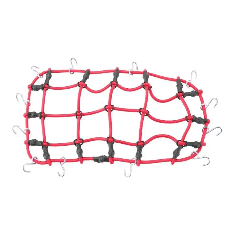 

Elastic RC Rock Crawler Accessory Luggage Roof Rack Net RED For Axial SCX10 TAMIYA CC01 RC4WD D90 D110 TF2 Rc Car Accessories