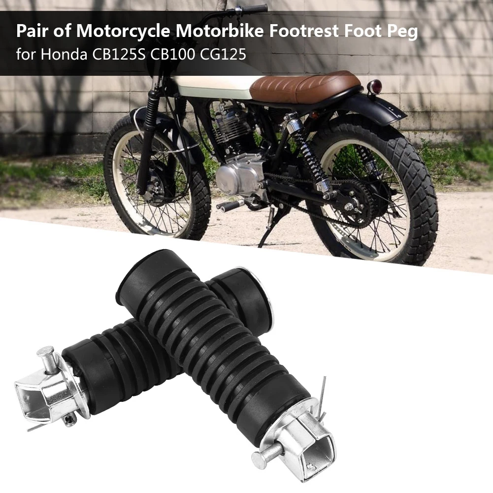 1 пара педалей для мотоцикла универсальная подставка ног Honda CB125S CB100 CG125 ABS +