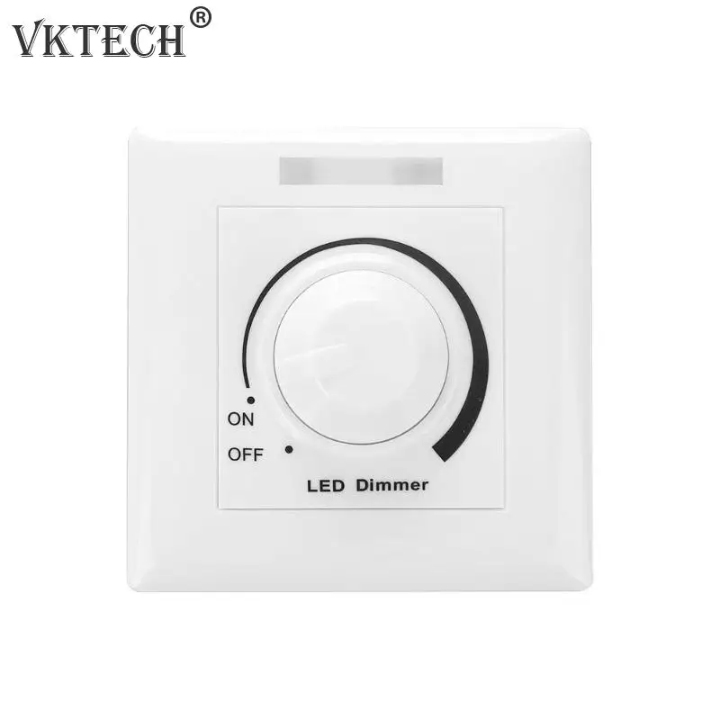 

DC 0-10V LED Dimmer Switch Adjustable Controller AC85-265V Light Bulb Dimmable Driver