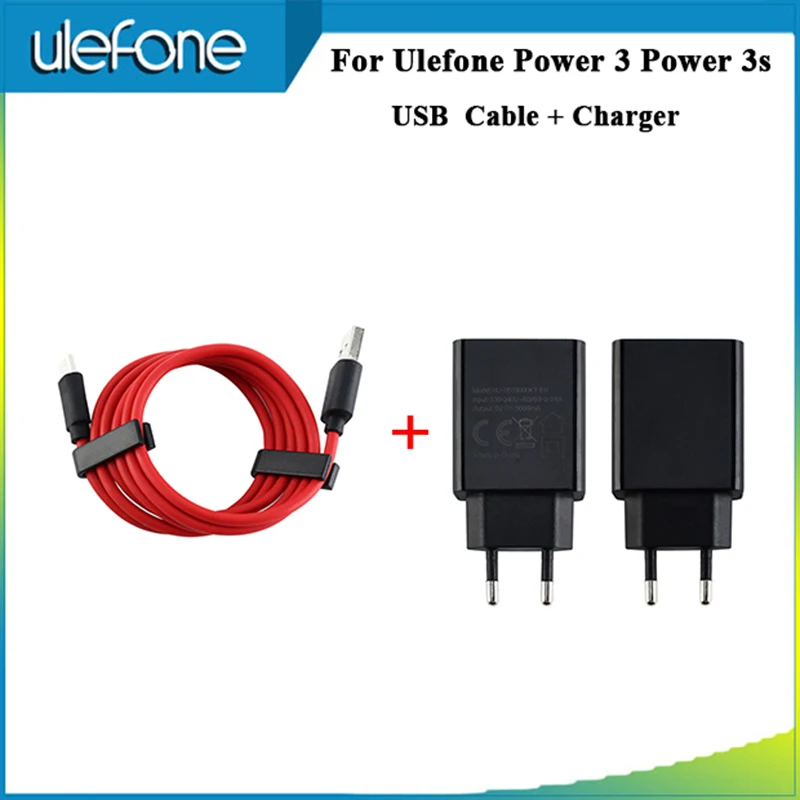 

For Ulefone Power 3 Power 3s Charger Adapter USB Charge Cable For Ulefone Power 3 Power 3s Mobile Phone Accessories