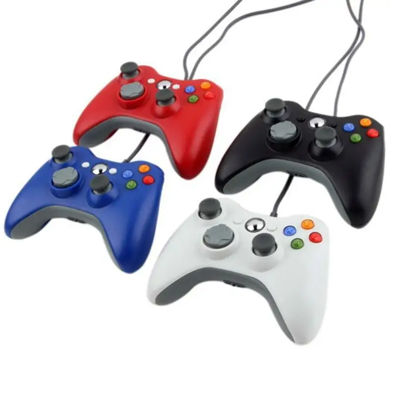 

Hot Worldwide 1pcs USB Wired Gamepad white Controller For Microsoft for Xbox & Slim for 360 PC for Windows 7 System