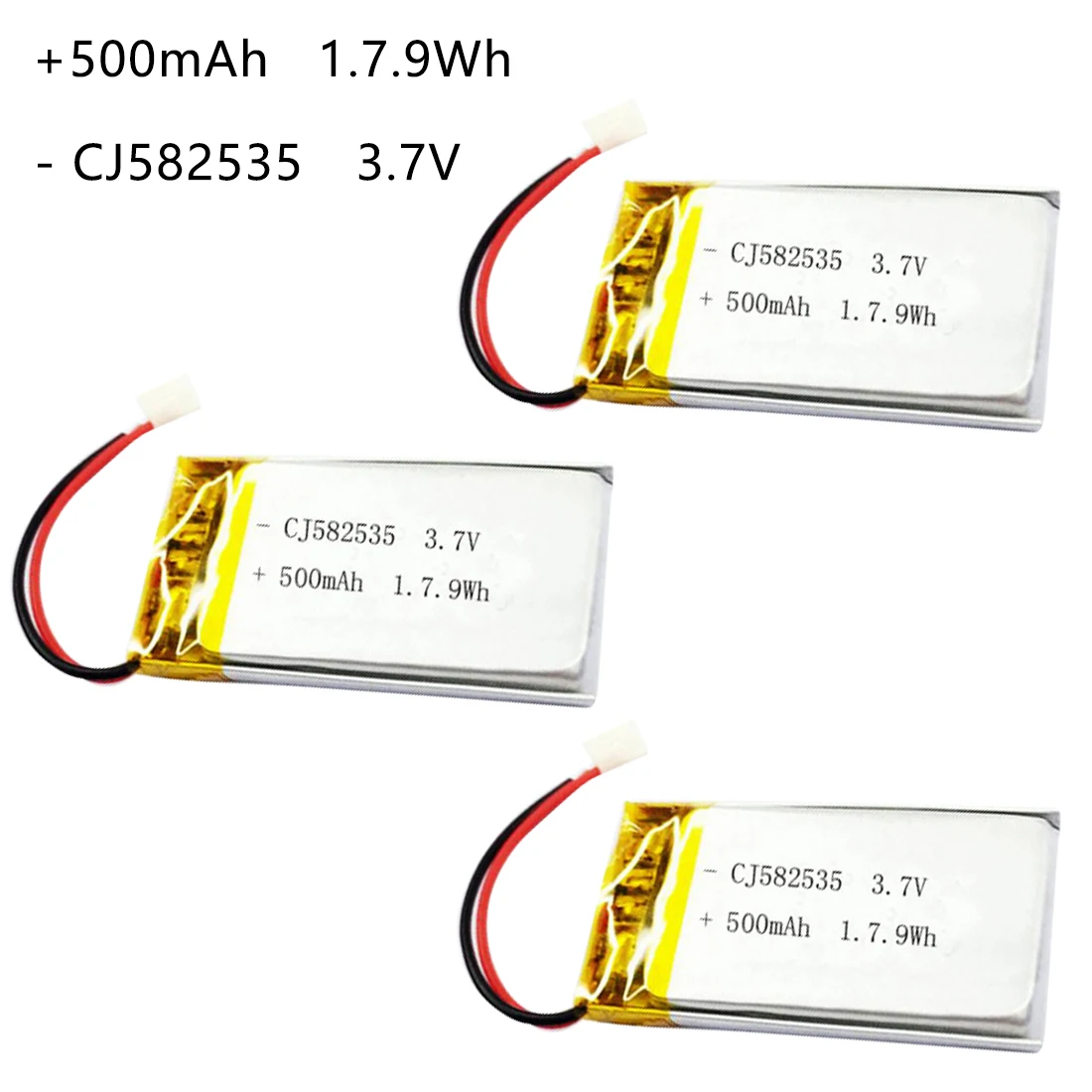Аккумуляторная батарея CJ582535 3 7 В 500 мА/ч для тахографа MIO Papago HP F300 F200 F210 QStar A5 DVR 602535