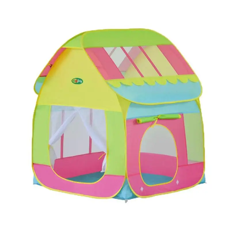 Folding Children Game Tent House Crawling Tunnel Ocean Ball Pool Toy Tent Outdoor Crawling Game Tent Children Birthday Gift